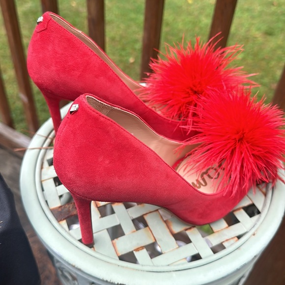 Sam Edelman Red Heels 7.5 - Picture 6 of 7